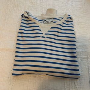 American Eagle: Striped Crewneck Sweatshirt